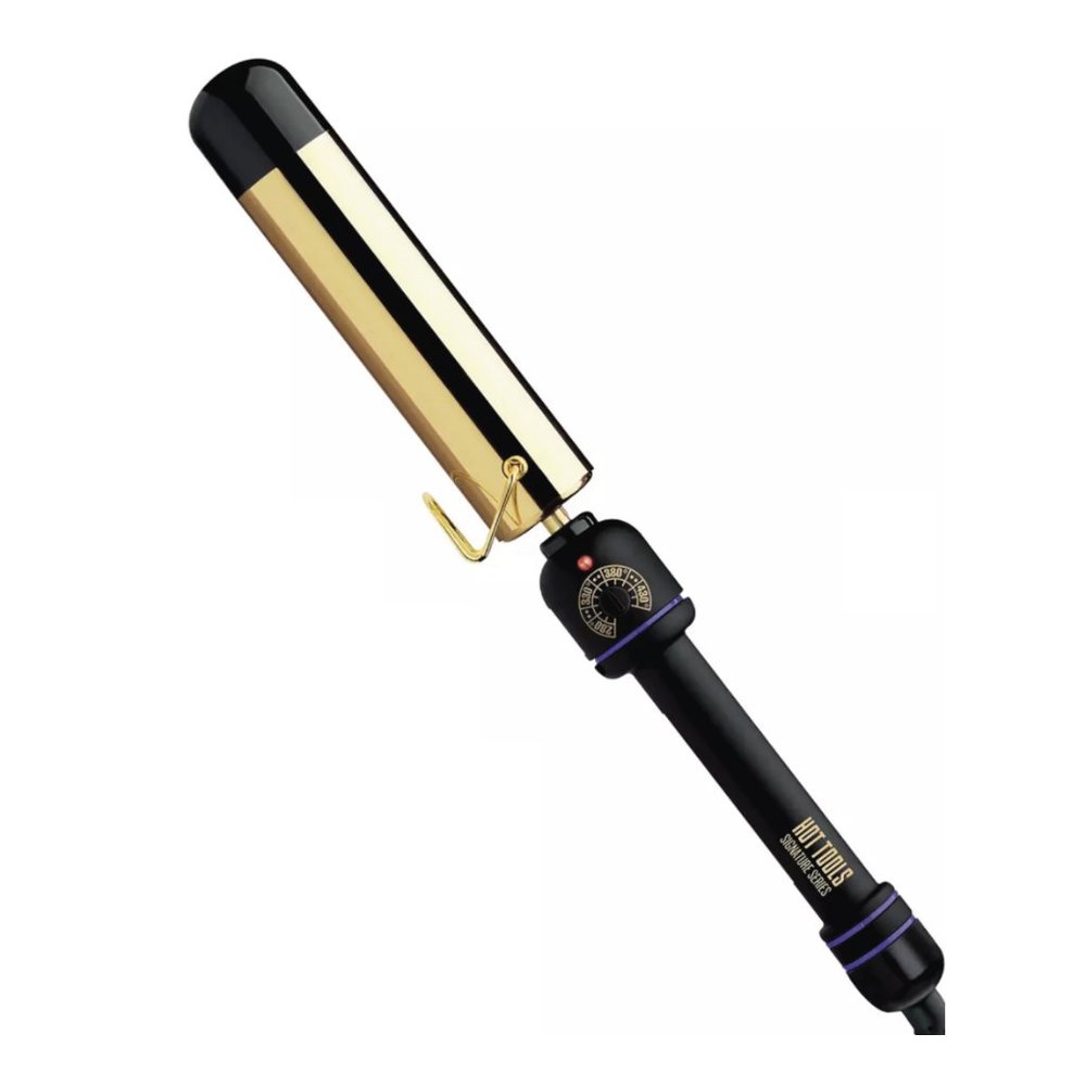 Hot Tools Pro Signature 1-1/2 Inch Gold Flipperless Curling Iron Wand